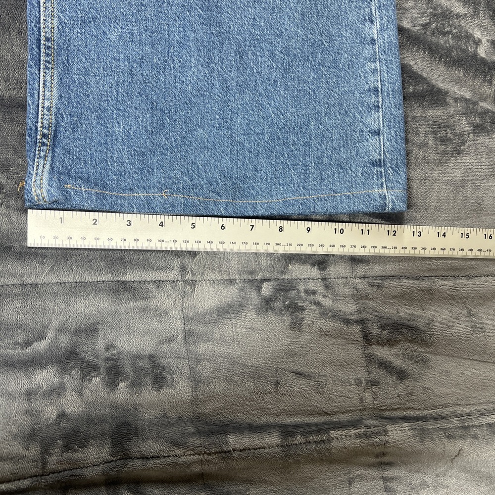 Forever 21 Retro Flare Jeans Womens Size 25x28 Blue Denim Mid Rise hippie hipste - Picture 10 of 13